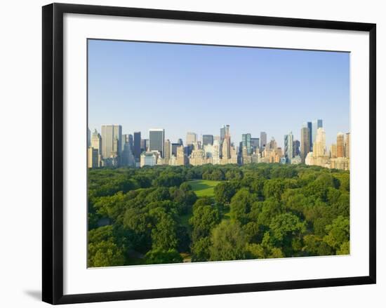 View of Central Park Southwest from Hot Air Balloon-Andria Patino-Framed Photographic Print