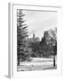 View of Central Park with a Squirrel running around on the Snow-Philippe Hugonnard-Framed Photographic Print