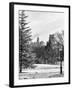 View of Central Park with a Squirrel running around on the Snow-Philippe Hugonnard-Framed Photographic Print