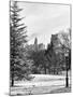 View of Central Park with a Squirrel running around on the Snow-Philippe Hugonnard-Mounted Photographic Print