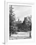 View of Central Park with a Squirrel running around on the Snow-Philippe Hugonnard-Framed Photographic Print