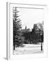 View of Central Park with a Squirrel running around on the Snow-Philippe Hugonnard-Framed Photographic Print