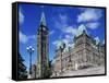 View of Centre Block-null-Framed Stretched Canvas