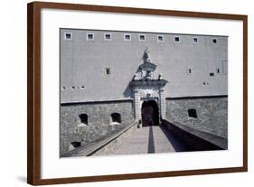 View of Cerveny Kamen Castle, Near Casta, Slovakia-null-Framed Giclee Print