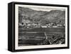 View of Cetinje, Montenegro-null-Framed Stretched Canvas