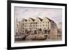 View of Chamberlain's Wharf, Tooley Street, Bermondsey, London, 1846-Thomas Hosmer Shepherd-Framed Giclee Print