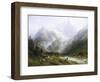 View of Chamonix and Mont Blanc-Joseph Jansen-Framed Giclee Print