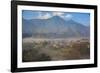 View of Champa Devi, a sacred mountain from Sneha's Care, Bhaisipati, Kathmandu, Nepal, Himalayas,-Thomas L. Kelly-Framed Photographic Print