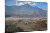 View of Champa Devi, a sacred mountain from Sneha's Care, Bhaisipati, Kathmandu, Nepal, Himalayas,-Thomas L. Kelly-Mounted Photographic Print