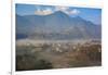 View of Champa Devi, a sacred mountain from Sneha's Care, Bhaisipati, Kathmandu, Nepal, Himalayas,-Thomas L. Kelly-Framed Photographic Print