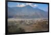 View of Champa Devi, a sacred mountain from Sneha's Care, Bhaisipati, Kathmandu, Nepal, Himalayas,-Thomas L. Kelly-Framed Photographic Print