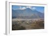 View of Champa Devi, a sacred mountain from Sneha's Care, Bhaisipati, Kathmandu, Nepal, Himalayas,-Thomas L. Kelly-Framed Photographic Print