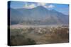 View of Champa Devi, a sacred mountain from Sneha's Care, Bhaisipati, Kathmandu, Nepal, Himalayas,-Thomas L. Kelly-Stretched Canvas