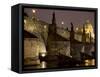 View of Charles Bridge, Prague, Czech Republic-Carlos Sanchez Pereyra-Framed Stretched Canvas