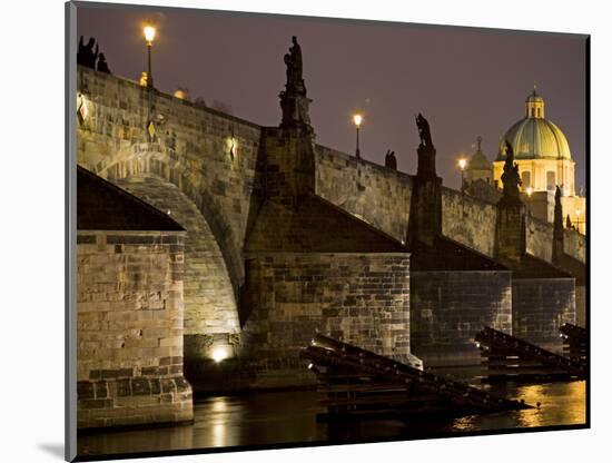 View of Charles Bridge, Prague, Czech Republic-Carlos Sanchez Pereyra-Mounted Photographic Print