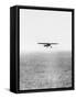 View of Charles Lindberg's Plane-null-Framed Stretched Canvas