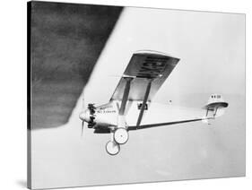 View of Charles Lindberg's Plane-null-Stretched Canvas