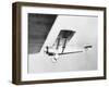 View of Charles Lindberg's Plane-null-Framed Photographic Print