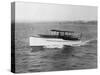 View of Charles Lindbergh Honeymoon Yacht Mouette-null-Stretched Canvas
