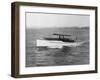 View of Charles Lindbergh Honeymoon Yacht Mouette-null-Framed Photographic Print