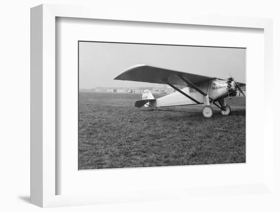 View of Charles Lindbergh's Airplane the Spirit of St. Louis-null-Framed Photographic Print