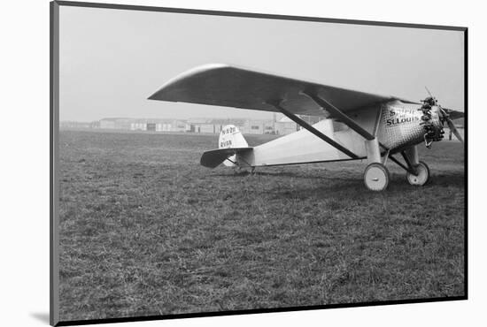View of Charles Lindbergh's Airplane the Spirit of St. Louis-null-Mounted Photographic Print