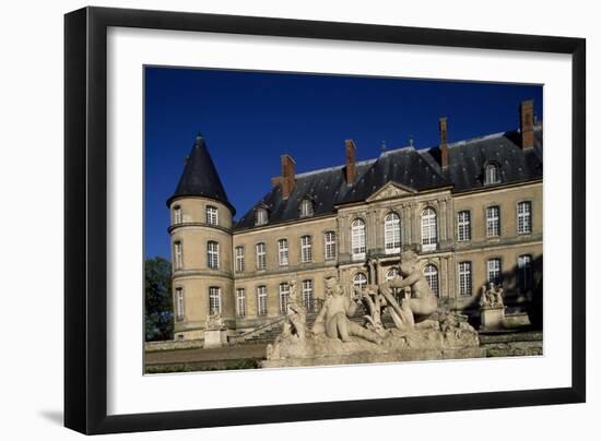 View of Chateau De Craon, 1720-1732-null-Framed Giclee Print