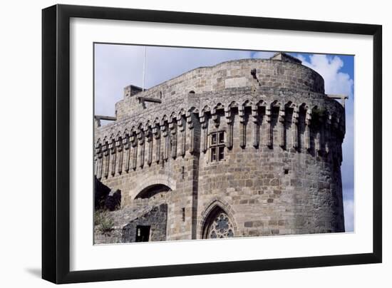 View of Chateau De Dinan-null-Framed Giclee Print