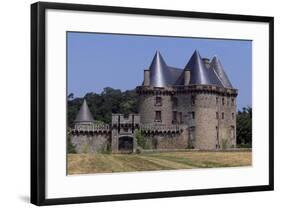 View of Chateau De Landal, Broualan, Brittany, France 15th-19th Century-null-Framed Giclee Print