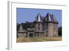 View of Chateau De Landal, Broualan, Brittany, France 15th-19th Century-null-Framed Giclee Print