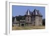 View of Chateau De Landal, Broualan, Brittany, France 15th-19th Century-null-Framed Giclee Print