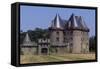 View of Chateau De Landal, Broualan, Brittany, France 15th-19th Century-null-Framed Stretched Canvas