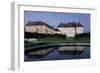 View of Chateau De Moncley, 1778-1790-Claude Bertrand-Framed Giclee Print