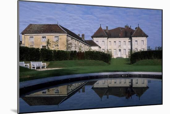 View of Chateau De Moncley, 1778-1790-Claude Bertrand-Mounted Giclee Print