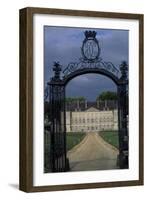 View of Chateau De Montgeoffroy, 1772-1776-Jean Benoit Vincent Barre-Framed Giclee Print