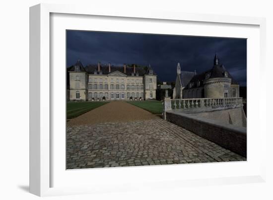 View of Chateau De Montgeoffroy, 1772-1776-Jean Benoit Vincent Barre-Framed Giclee Print