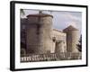 View of Chateau De Ravel, Auvergne, France, 12th-18th Century-null-Framed Giclee Print