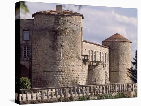View of Chateau De Ravel, Auvergne, France, 12th-18th Century-null-Stretched Canvas