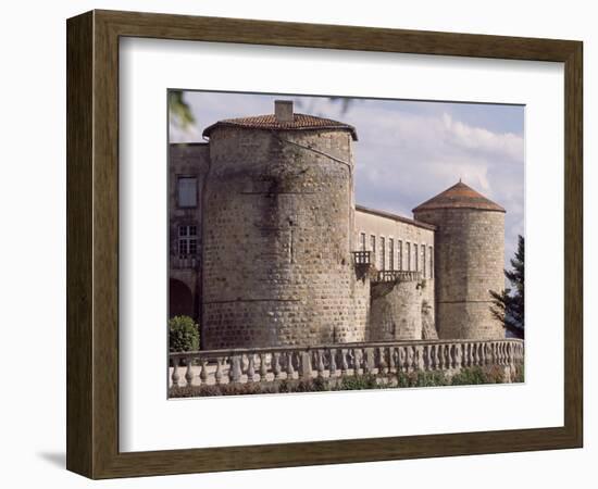 View of Chateau De Ravel, Auvergne, France, 12th-18th Century-null-Framed Giclee Print
