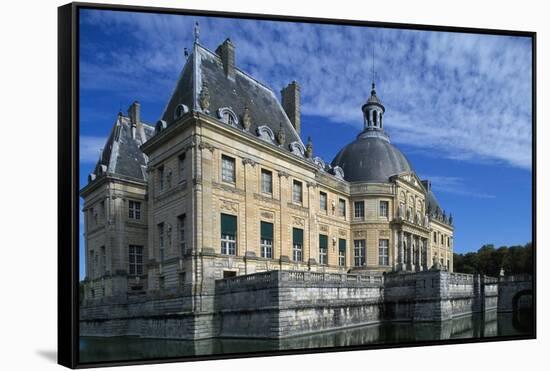 View of Chateau of Vaux-Le-Vicomte, 1656-1661-Louis Le Vau-Framed Stretched Canvas