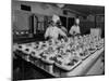 View of Chefs Preparing Food from a Story Concerning United Airlines-Carl Mydans-Mounted Photographic Print
