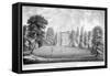 View of Chelsea Manor House, London, C1840-null-Framed Stretched Canvas