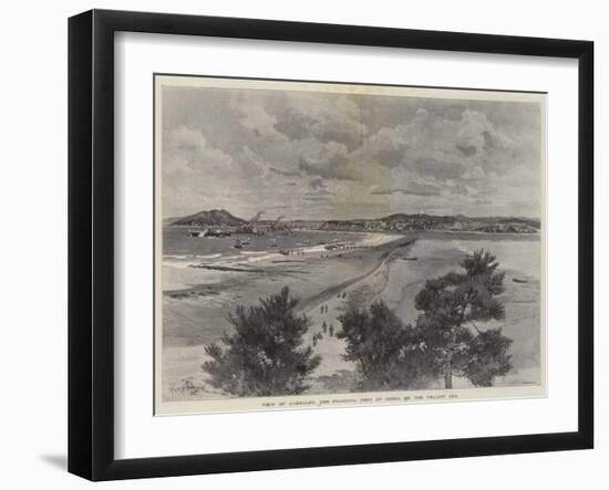 View of Chemulpo, the Principal Port of Corea on the Yellow Sea-Amedee Forestier-Framed Giclee Print