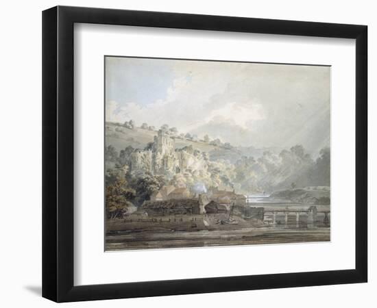 View of Chepstow-Thomas Girtin-Framed Giclee Print