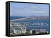 View of Chesil Beach from the Hilltop of the Isle of Portland, Dorset, England, United Kingdom, Eur-Ethel Davies-Framed Stretched Canvas