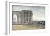 View of Chester Terrace, Regent's Park, London, 1830-Edmund Thomas Parris-Framed Giclee Print