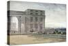 View of Chester Terrace, Regent's Park, London, 1830-Edmund Thomas Parris-Stretched Canvas