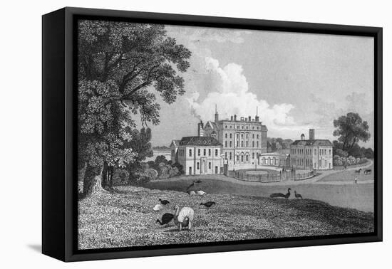 View of Chevening Place, Engraved by S. Lacy, 1830-Thomas Mann Baynes-Framed Stretched Canvas