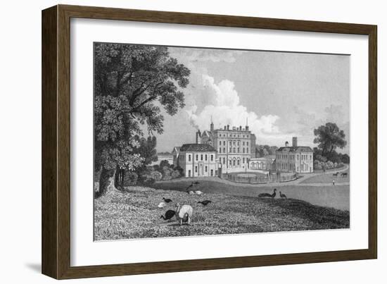 View of Chevening Place, Engraved by S. Lacy, 1830-Thomas Mann Baynes-Framed Giclee Print