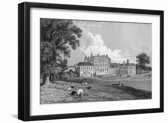 View of Chevening Place, Engraved by S. Lacy, 1830-Thomas Mann Baynes-Framed Giclee Print